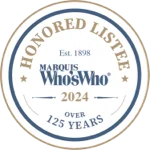 Marquis Who's Who 2024 Listee